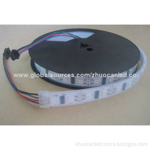 Digital LPD8806 RGB LED Flexible Light Strip, 5 Meters, DC5V Input, IP67 Waterproof